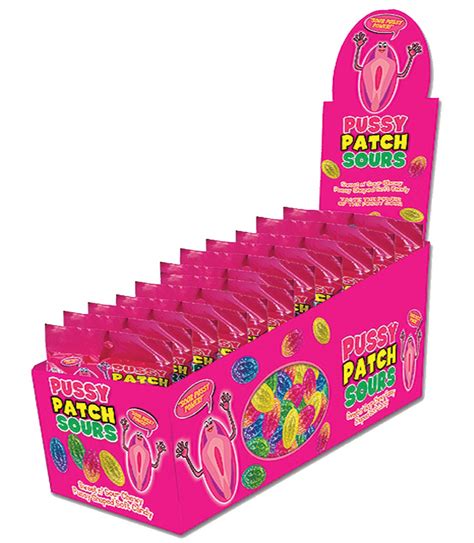 Buy Pussy Patch Sours Sweet And Sour Soft Chewy Gummy Candy 12 Pack