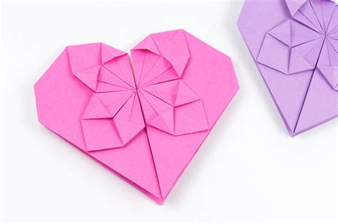 beautifull      origami heart  seru