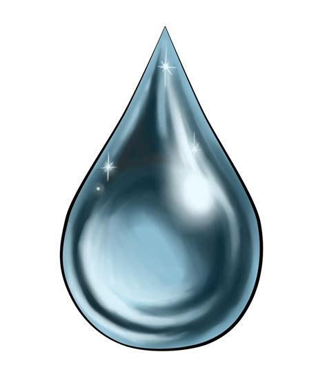 rain drop template clipart