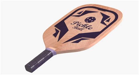 pickleball paddle racket model turbosquid