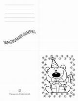 Birthday Cards Printable Card Coloring Color Pages Print Kids Fold Quad Drawing Site Popular Getdrawings Coloringhome sketch template