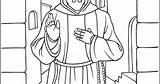 Pio Padre Coloring Saint Pages sketch template