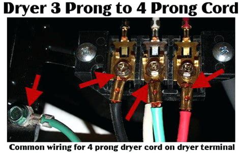 prong dryer cord   prong outlet adapter