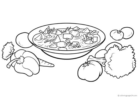 vegetables  coloring pages