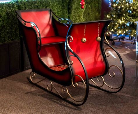 miniature christmas sleigh  party rental