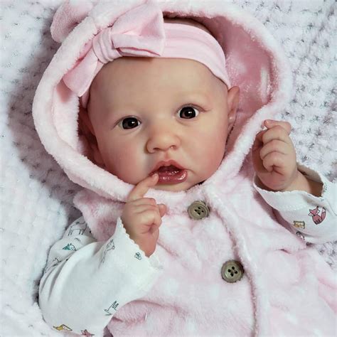 realistic  sweet blom reborn baby doll girl