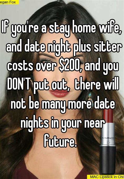 if you re a stay home wife and date night plus sitter