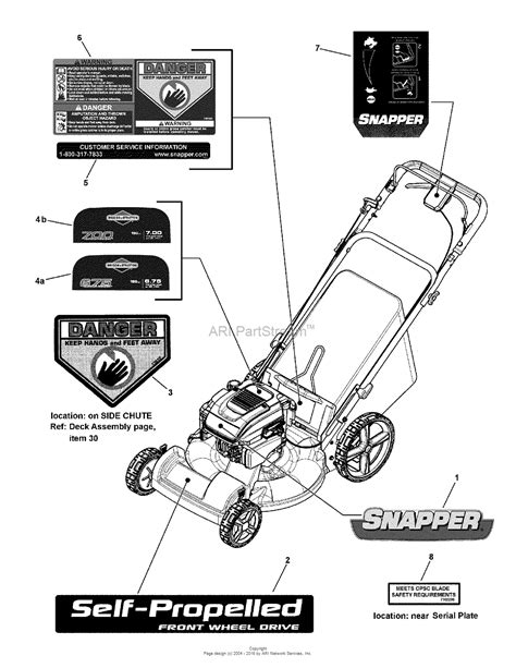 snapper mower parts diagram heat exchanger spare parts