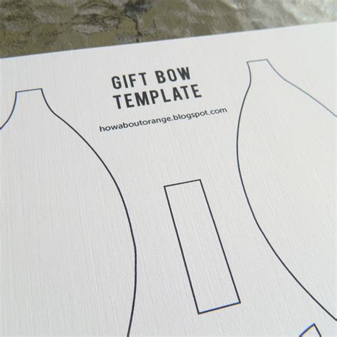 paper bow template printable bow template paper bow templates