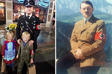 Adolf Hitler Halloween Costume Dad Apologises For Racism Row Daily Star