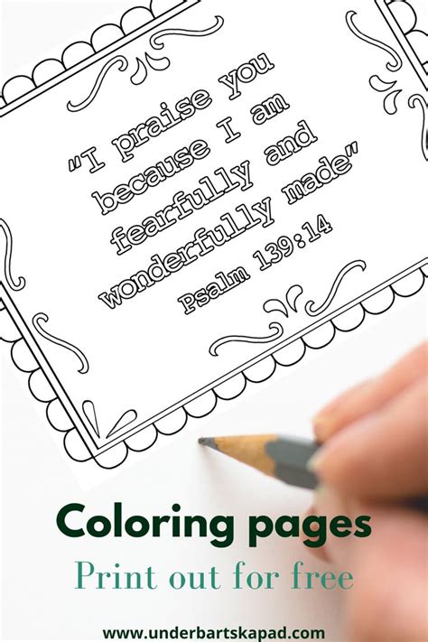 printable coloring pages fearfully  wonderfully  sunday