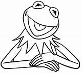 Kermit Frog Muppets Muppet Sesame Getcolorings sketch template