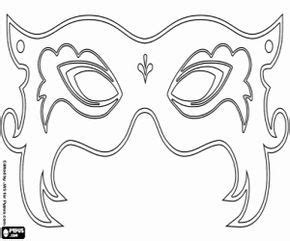 beautiful carnival mask coloring page mat na mat