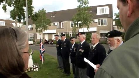 herdenking halifax hr  bemanning bij monument  oegstgeest op  mei  youtube