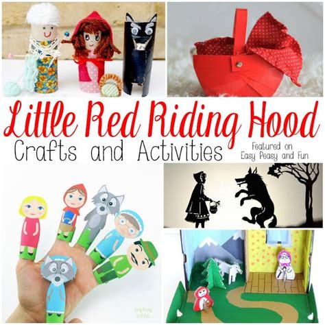 red riding hood crafts  activities red riding hood art red