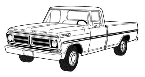 pin  kara sullinger  christmas truck coloring pages  ford