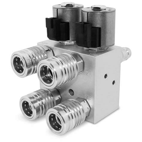 hydraulic multiplier valve scv splitter couplers push button