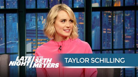 taylor schilling s orange is the new black sex scene accident late night with seth meyers