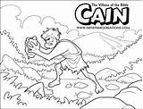 Coloring Pages Cain Bible Abel Villains Sellfy sketch template