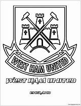 Ham West Pages United Coloring Color Printable Coloringpagesonly sketch template