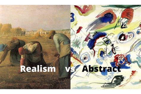 realism  abstract art whats  difference artst