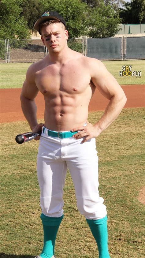 gayhoopla has a new baseball player in town fellas and he s a catcher