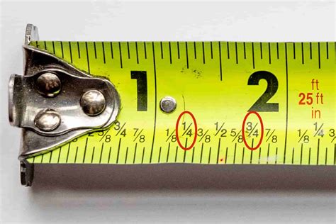 read  tape measure    markings
