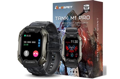 kospet tank  pro caracteristicas  precio del smartwatch rugerizado