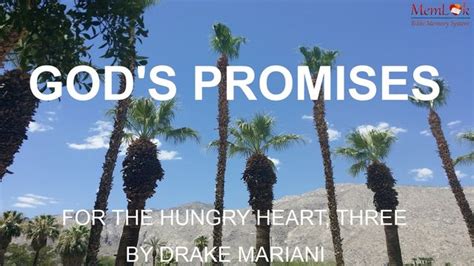 God S Promises For The Hungry Heart Part 3 Devotional Reading Plan