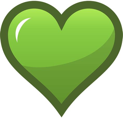 green heart clipart clipart