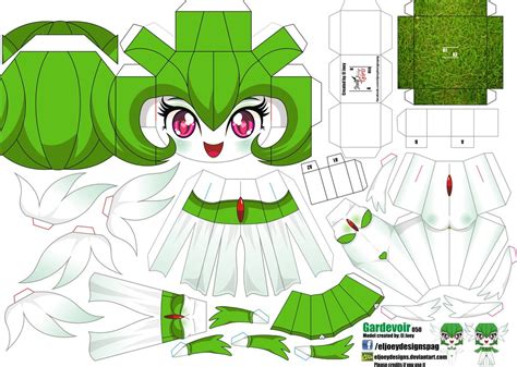 build your own paper waifu today gardevoir know your meme
