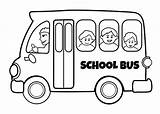Bus Drive Safely Tocolor Kids sketch template