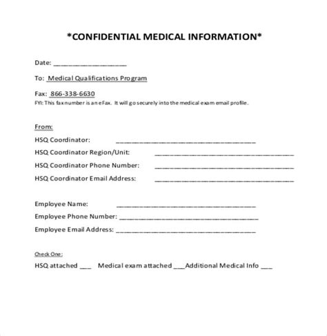 confidential cover sheet templates  sample  format