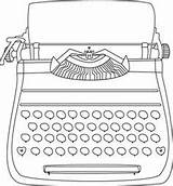 Typewriter 79kb 254px Paintingvalley sketch template