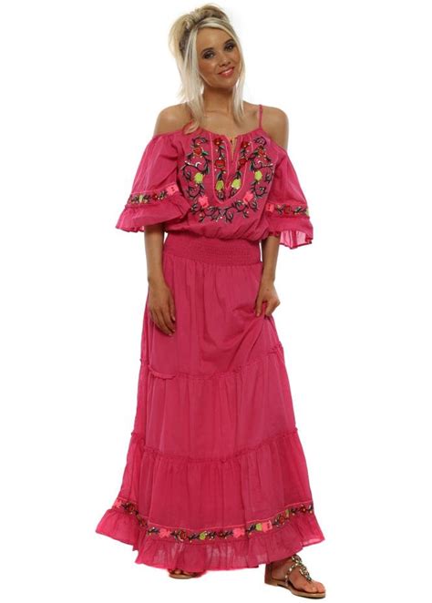 barok pink dress pink cotton beach dress designer desirables