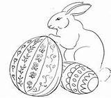 Coloring Rabbit Kids Faberge Eggs Russian Pages Printable Template sketch template
