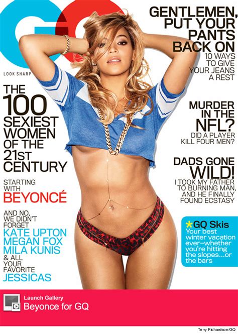 beyonce flaunts ridiculous stomach on sexy gq cover