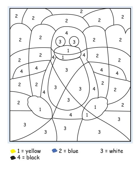 coloring pages  numbers  printable color  number