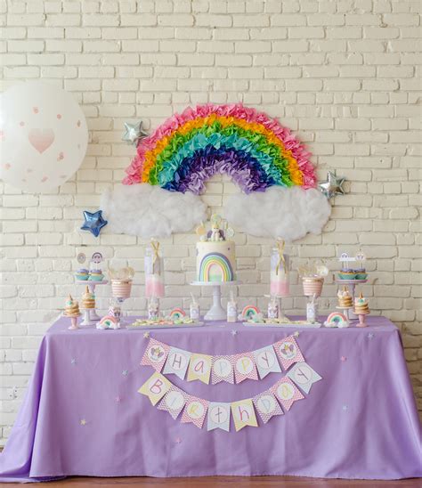 sweetest unicorn birthday party  printables mint event design