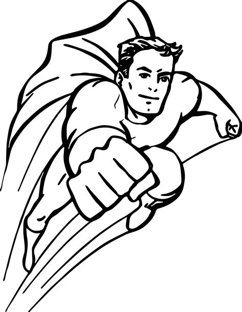 printable super hero coloring pages