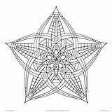 Coloring Pages Geometric Printable Adults Mandala Pattern Shapes Awesome Designs Cool Color Sheets Drawing Cute Book Flower Clipart Geometrical Adult sketch template