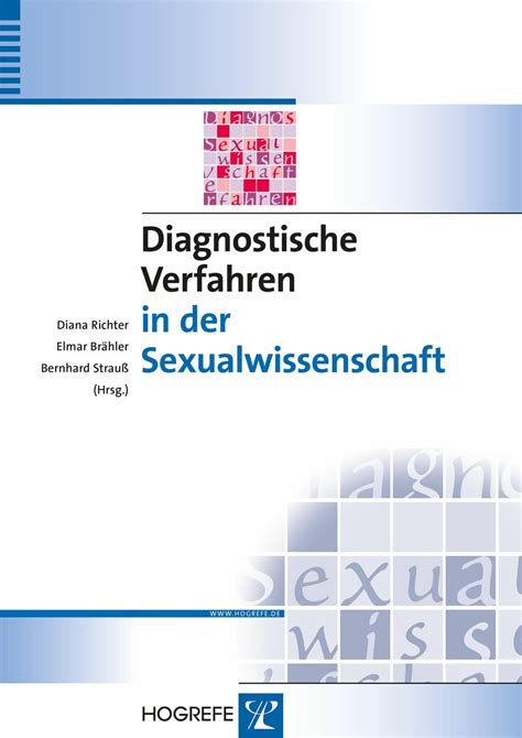 diagnostische verfahren  der sexualwissenschaft   kaufen ebooks angewandte