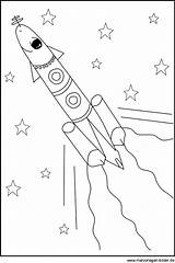 Rakete Ausmalbilder Malvorlage Raketen Malvorlagen Planet Weltraum Kinder Weltall sketch template