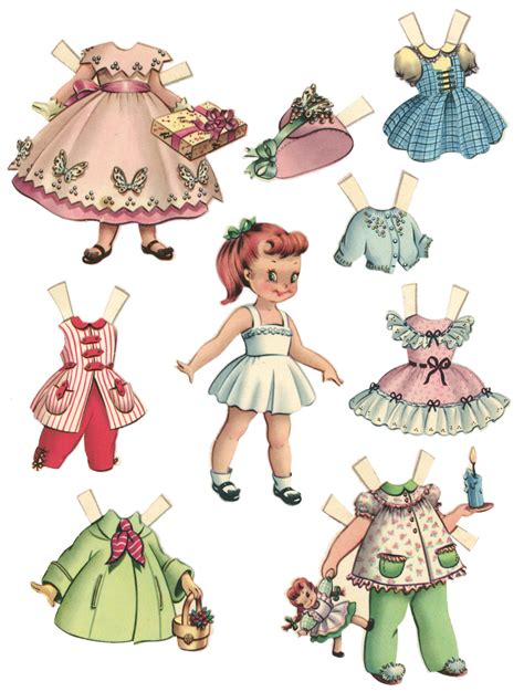 tea cottage pretties paper dolls