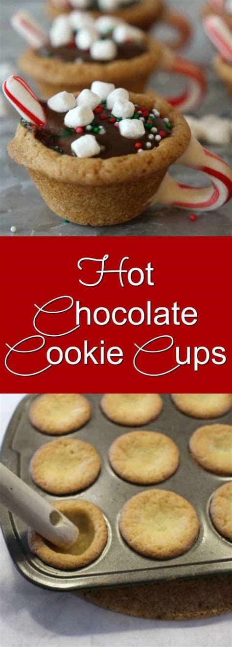 Hot Chocolate Cookie Cups The Best Christmas Cookie Recipe