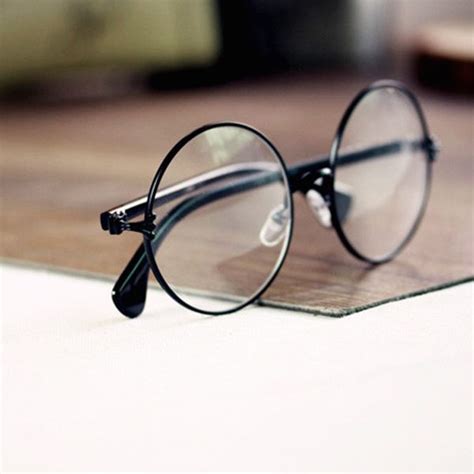 retro unisex round metal frame glasses clear lens glasses eyeglass