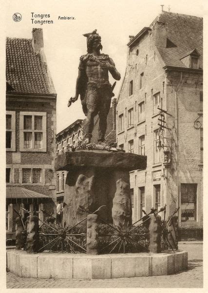 tongeren belgium statue  ambiorix print  canvas