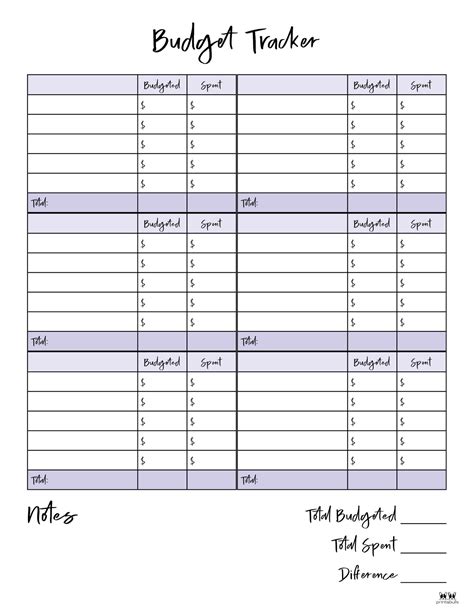 monthly budget planners   printables printabulls budget