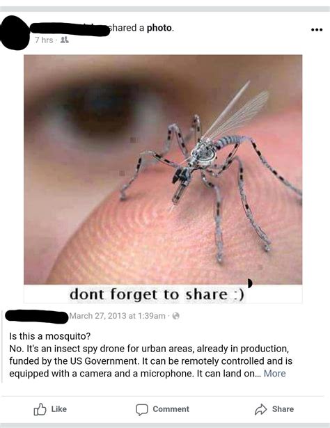 insect spy drone  spying  random civilians rinsanepeoplefacebook