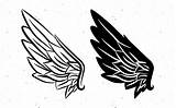 Wings Vector Eagle Vexels Graphics Vectors Logo Collection Cliparts Clipground Ai sketch template